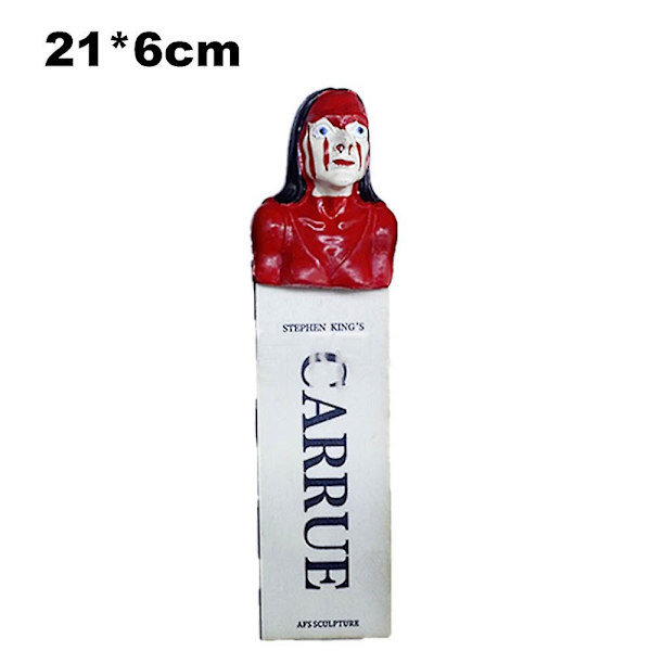Skräckfilmsbokmärken med klassiska filmfigurer Staty,harts-21cm
