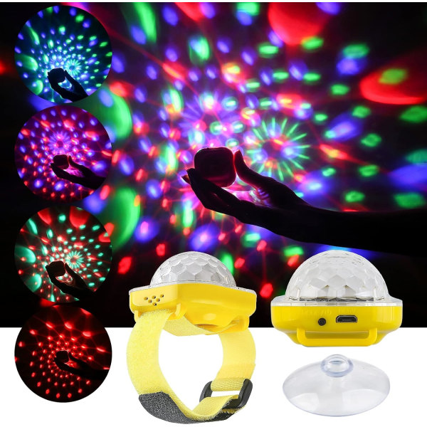 Disco Balls Mini Disco Ball Light, Spejlkugle USB Disco Light, B