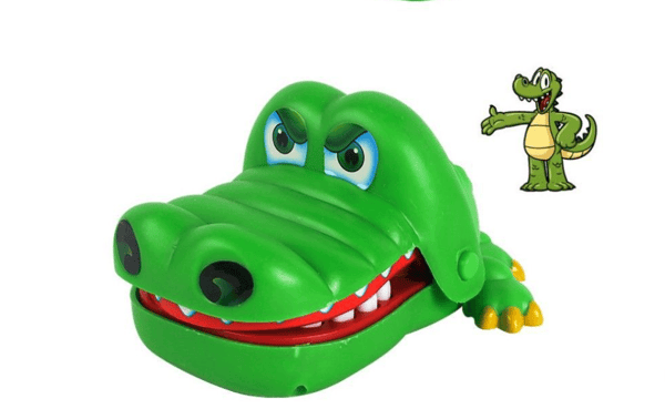 Krokodil Tandläkare - Spel & lek för barn Grön