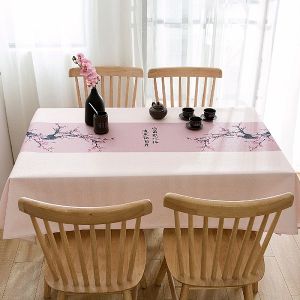 Rektangulær flekkavvisende duk 130x180cm, elegant og pen