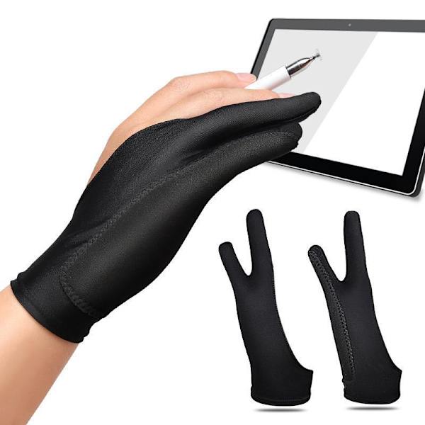 Tegnehandske, Kunstnerhandske til tegnetablet iPad, God til venstre