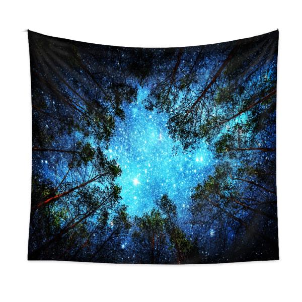 Väggtapet Starry Forest Galaxy Tapestry Vägghängande Starry S