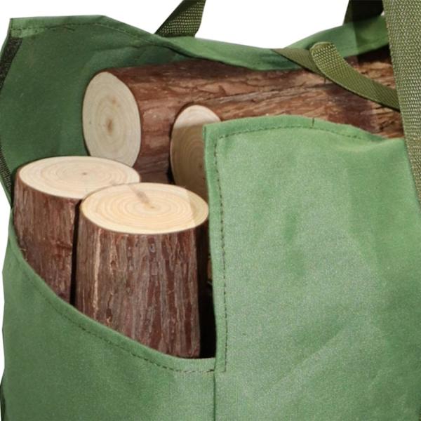 Vedbærerpose - Bærbar Tote, Foldbar Vedholder | Peisvedoppbevaringspose, Slitesterk Stor Vedpose, Vanntett Vedoppbevaringspose, Ved