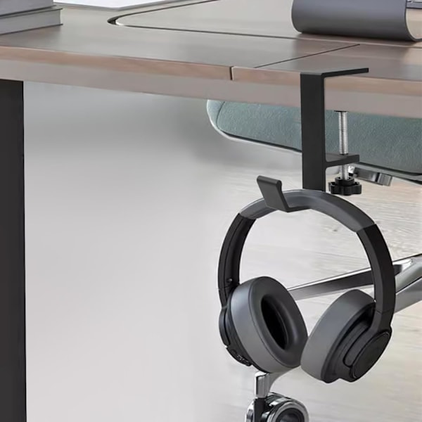 Hovedetelefon Stativ, Hovedetelefon Holder, Hovedetelefon Stativ, Skrivebordsstativ, Gaming Hovedetelefon Holder, Nøgleholder, Lommer (Enkeltlags Krog)