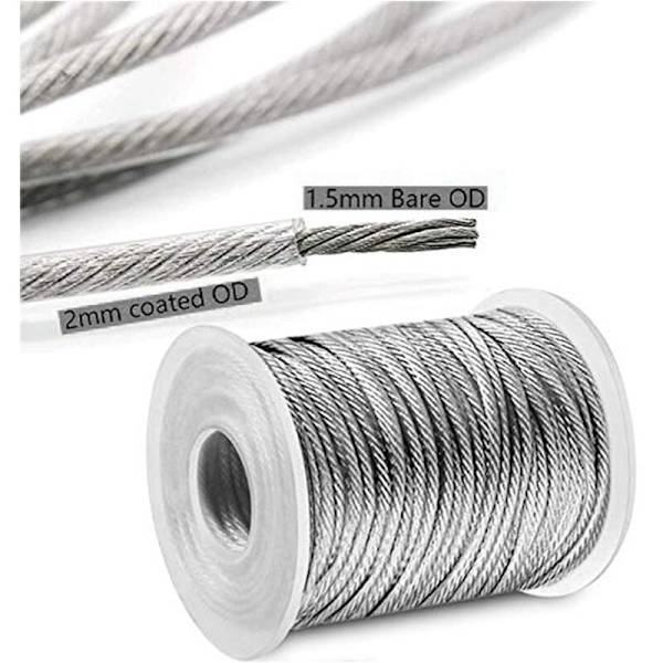 Wire Rope Kit, Have Trækstang, Rustfrit Stål Reb Hanger