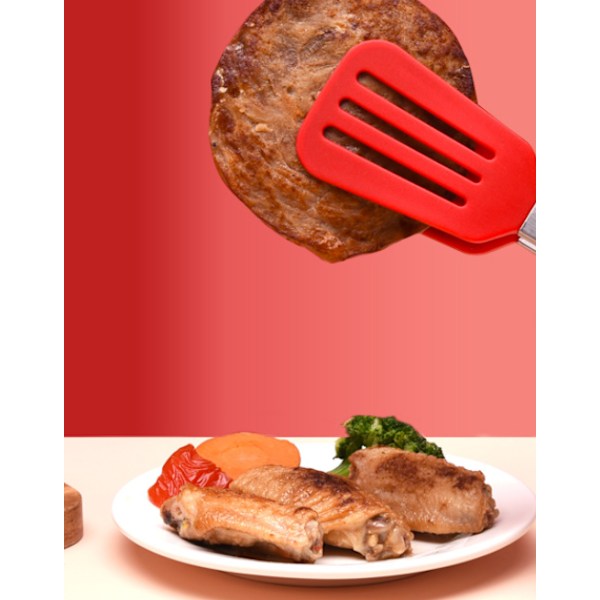 BBQ Tänger, Spaghetti Tänger, Kökstänger, 4-pack Värmebeständiga Matlagnings Tänger i Rostfritt Stål med Silikonspetsar för Biff, Sallad, BBQ Buffé