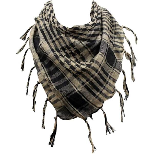 Menn Bomulls Militær Shemagh Hals ørken Taktisk Hodeplagg Keffiyeh Sjal