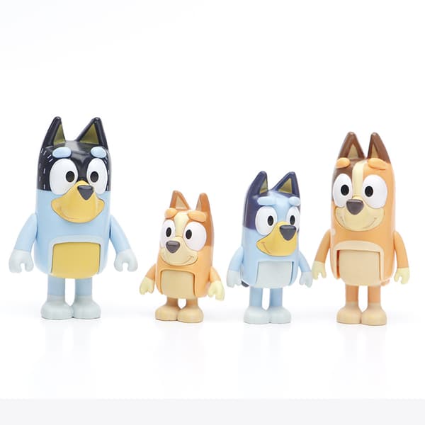 4-pakning 5-8 cm actionfigurer