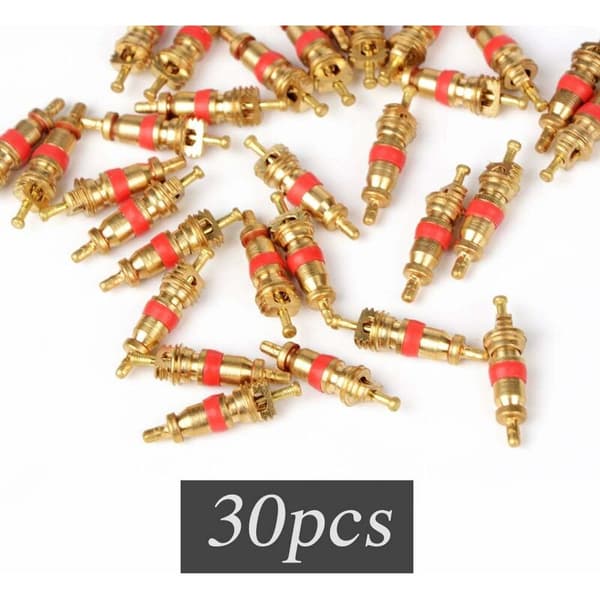 43-delad däckreparationssats, 30-delad ventilkärna, 10-delad bildäcksventil