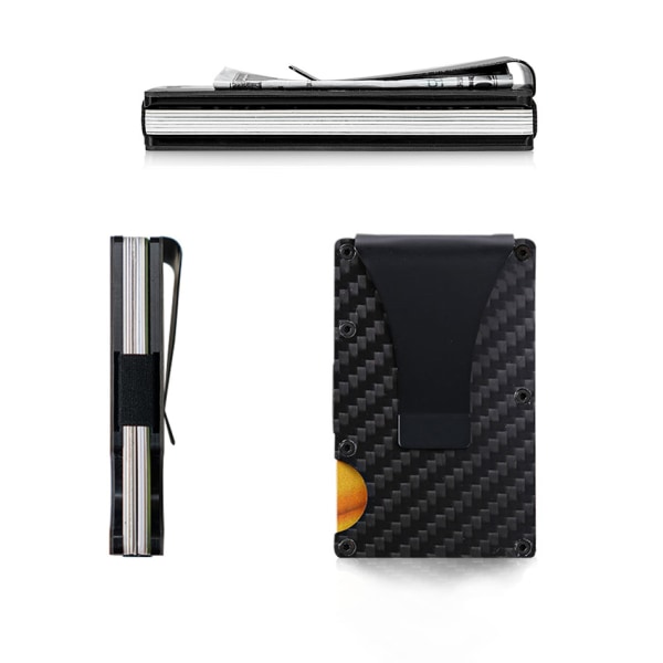 Carbon Fiber card holder Black One size