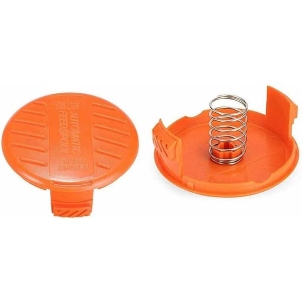 Wire (4 spoler covers + 4 fjedre) Udskiftningsspolekappe til BLACK+DECKER RC-100-