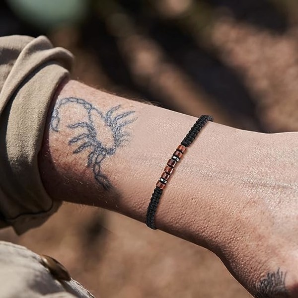Inspirerande Morse Code Armband Motiverande Hemlig Meddelande Woo