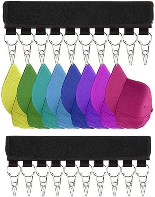 2 stk Baseball Caps Organizer, Cap Henger, Baseball Cap Holder