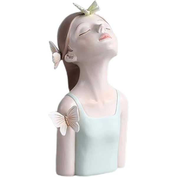 Resin Girl Figurines Statue Tyttö Figurines Käsityöt Patsas Sculptur