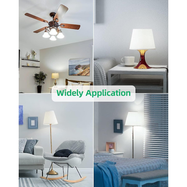 Led E27 Kallt vitt, 9w motsvarande 60w, 6000k, 806lm, Standard A60 Glödlampa
