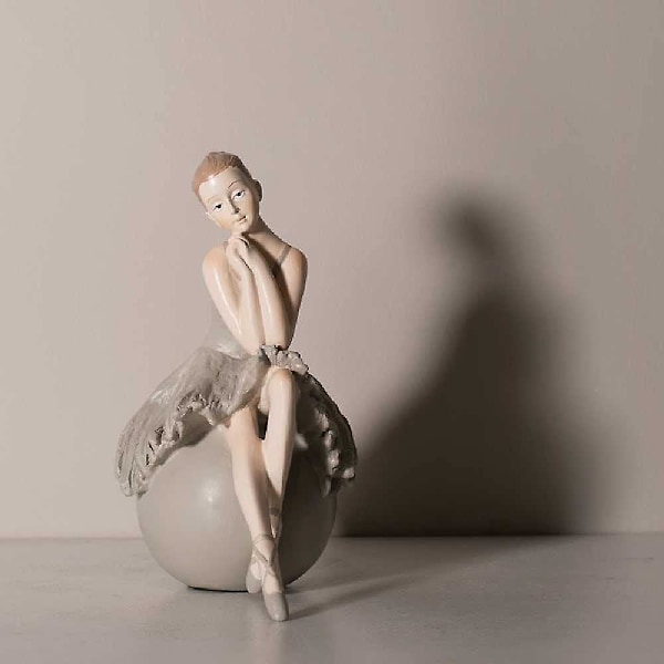Nordisk konst balettflicka hartsfigur prydnader figurer dekoration
