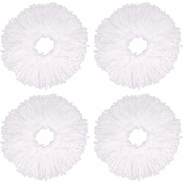 Mikrofibermopphuvuden, Runda utbytesmopphuvuden 360 graders rotation