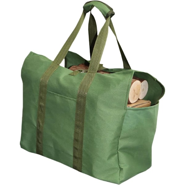 Vedbærerpose - Bærbar Tote, Foldbar Vedholder | Peisvedoppbevaringspose, Slitesterk Stor Vedpose, Vanntett Vedoppbevaringspose, Ved