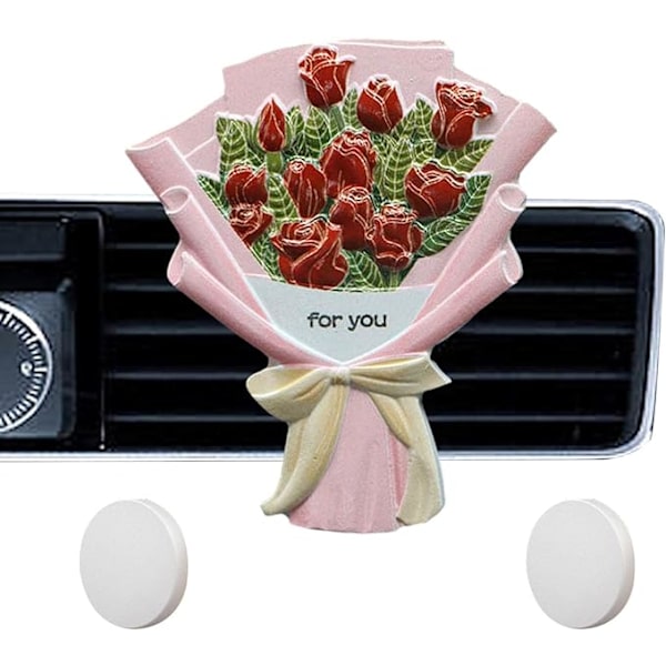 Doftande rosdekoration, blommig aromaterapiornament |