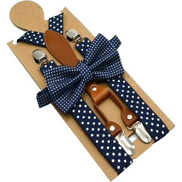 Housut ja perhosolmiosetti - Elastinen polka dot -kuvio - Miesten vaatevarusteet häihin ja muihin juhliin