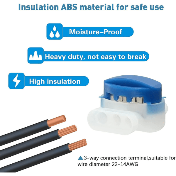 20 Resin Filled Cable Connectors För Automower Robotgräsklippare
