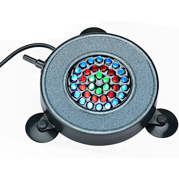 Nedsænkelig akvarieboblelampe, automatisk farveskiftende luftboble