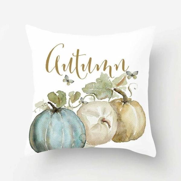 Fall Decorations Pumpkin Pillowcases Set of 4 Grateful Fall Decor