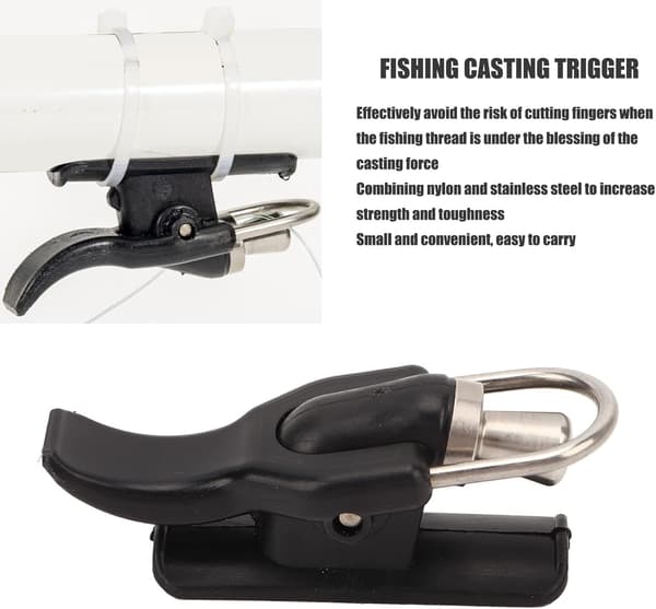 Surf fiske triggerhjelp, havfiske trigger, tommelknapp