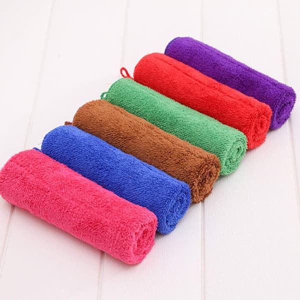 6 st hängande handdukar i mikrofiberfleece för kök