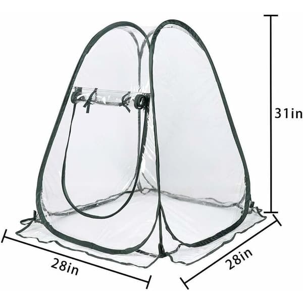 Mini Pop-up Drivhus, Indendørs Udendørs PVC Drivhus