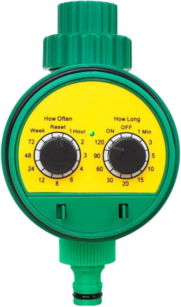 Automatisk vanningstimer, hagevanningstimer, slangekran vanningstid