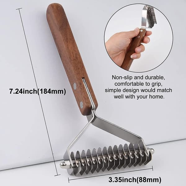 Pleiekam og børste for hunder og katter Undercoat Rake (8,5 cm)