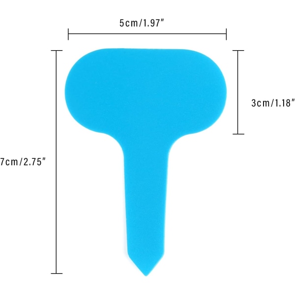 Lot de 100 étiquettes de jardin en plastique pour plantes aromati