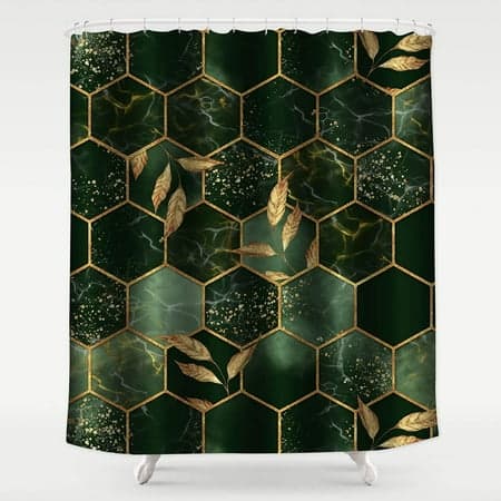 Extra bred duschdraperi för klofotbadkar, 72 x 72 Wrap Around G