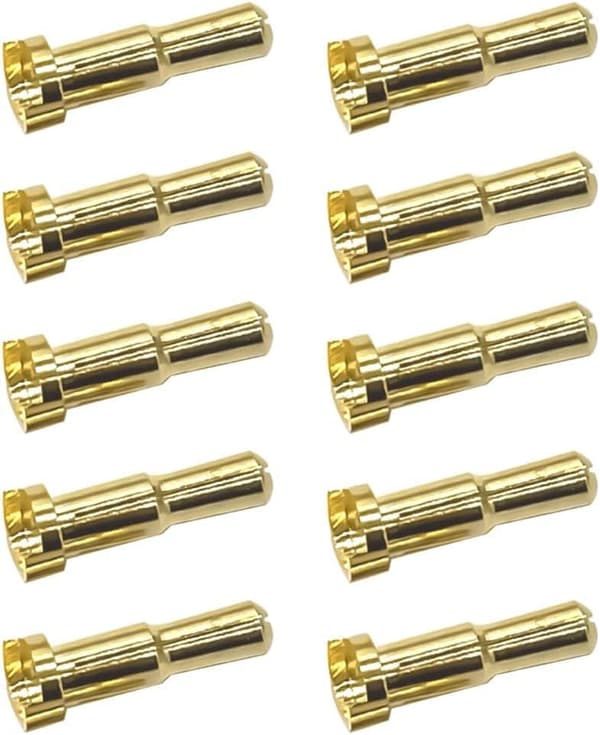 10 st 4mm till 5mm Lågprofil Kulkontakt Adaptrar Reducer Pluggar för RC Bil