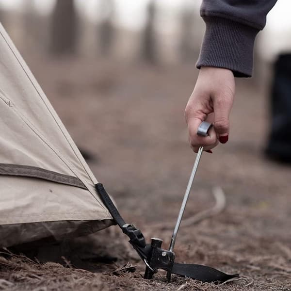 Camping Tältpinne Steakes Puller Spikdragare Hook Boot Häftklammer Remo