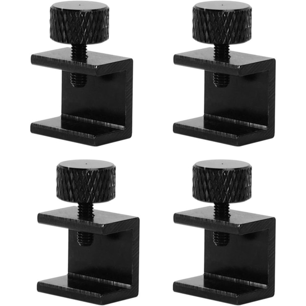 4 st justerbara 3D-skrivarglasklämmor för End 3 Pro