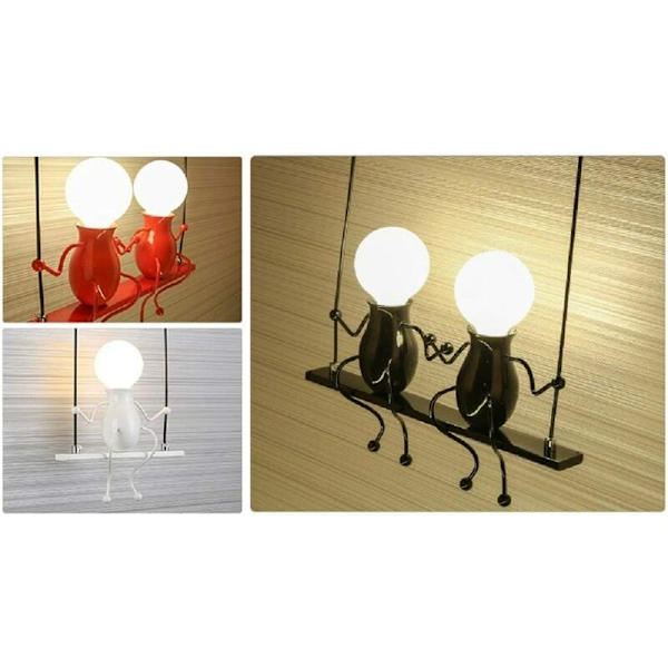Enkel mote dukke swing barn moderne vegglampe stue