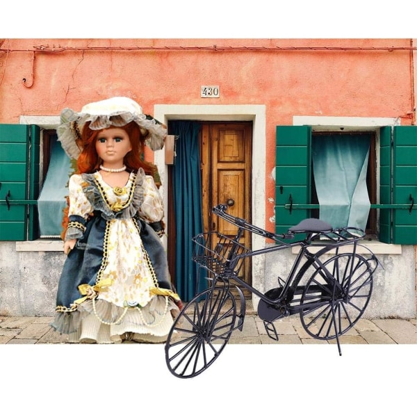 1:12 Skala Samleobjekt Miniatyr Sykkel for Dukkehus Leke Simulering Modell Sykkel Figur Modellering Ornamenter Hjemmedekor
