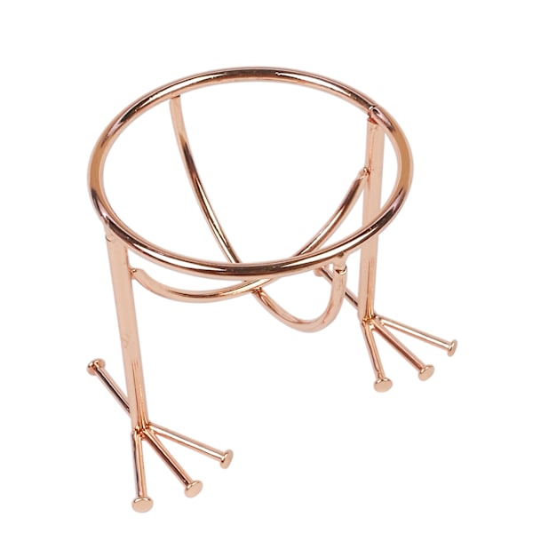 Makeup-svamphållare, ägg-svamphållare, bubbeldisplayhållare, torkställ 1 st roséguld