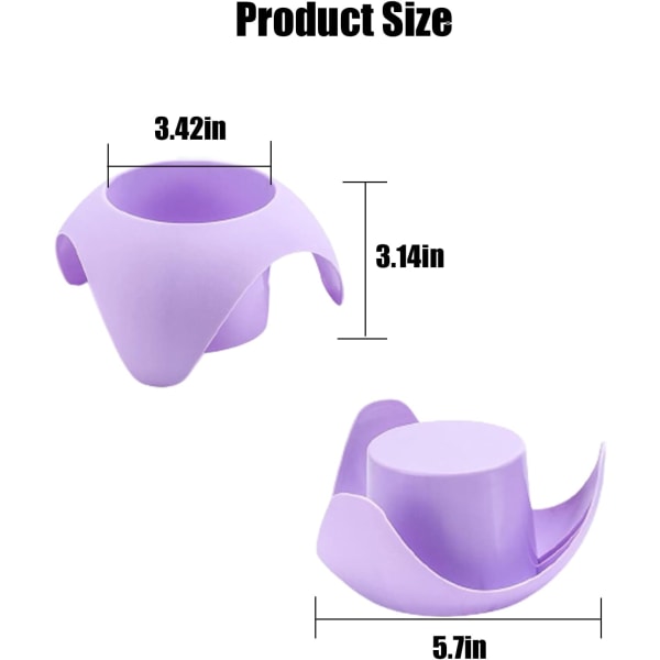 5 stk strandkoppholdere, stranddrikkeholder, bærbar strandkopp