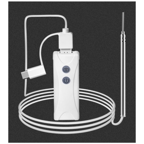 Wifi Otoscope-3,9 mm HD USB trådlöst endoskop Öronrengöring och in