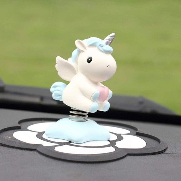 Unicorn Swing Biltillbehör Leksaker Desktop Heminredning Present för