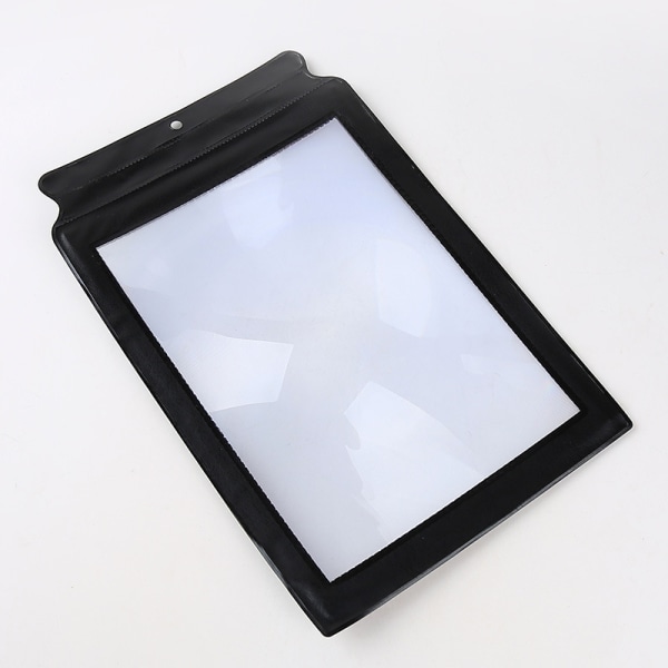 Dimmable anti-glare A4 full page glass magnifier, foldable, ideal