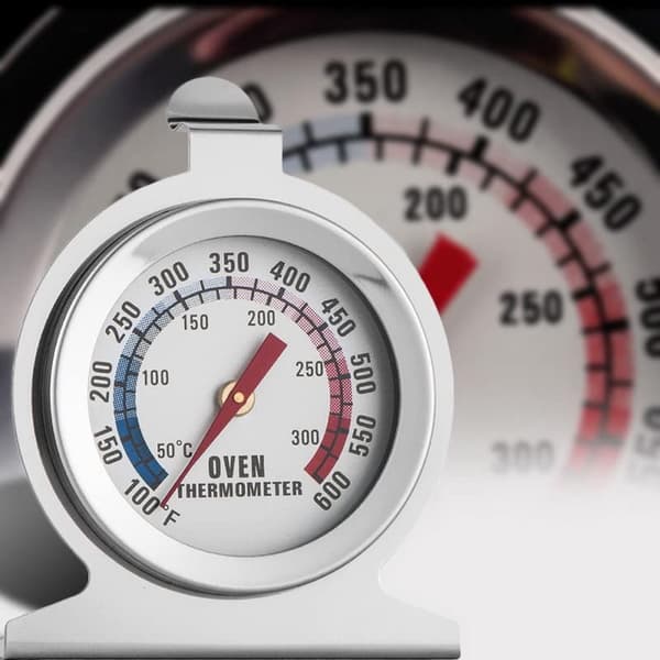 Ovntermometer i rustfrit stål, 300℃/600℉ til ovn, brød og bagværk