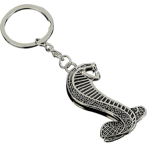 Salgsbil Logo Nøglering - 3D Krom Metal Bil Nøglering Nøglering Legering Nøgleholder