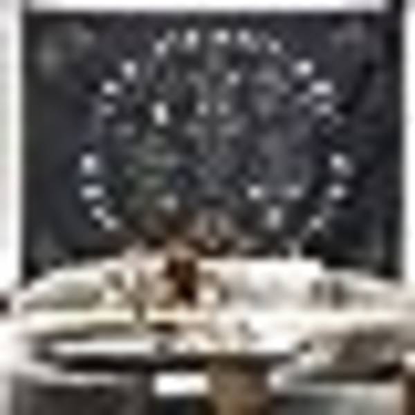 Månefase-veggteppe - Blomsterplanter Boho-veggteppe Veggteppe Bohemsk Mandala-veggteppe 100x150cm
