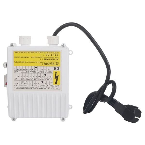 Nedsänkbar vattenpump styrbox inbyggt termiskt skydd vattenpump