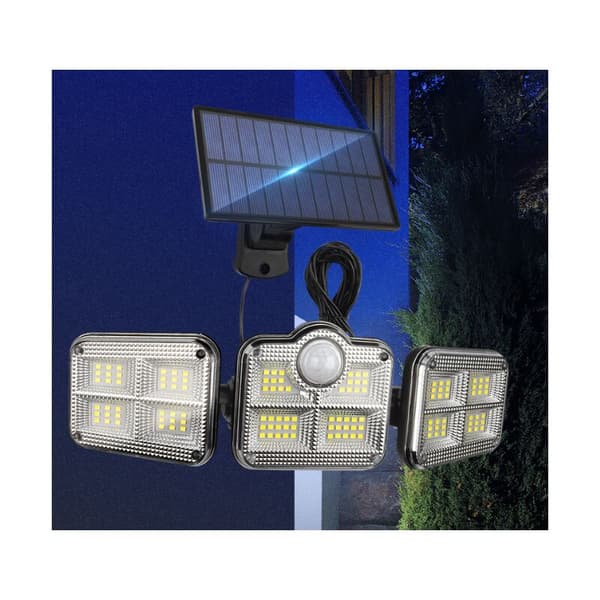 Solcellelampe, Udendørs, Solcelleprojektør, IP65 Vandtæt, til Have