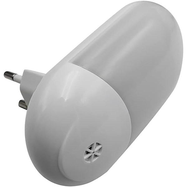 LED-nattlampa med vit skymningssensor